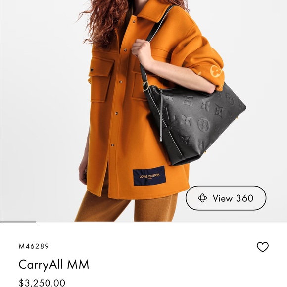 Louis Vuitton Empriente CarryAll MM Black bag Purse - Picture 7 of 7